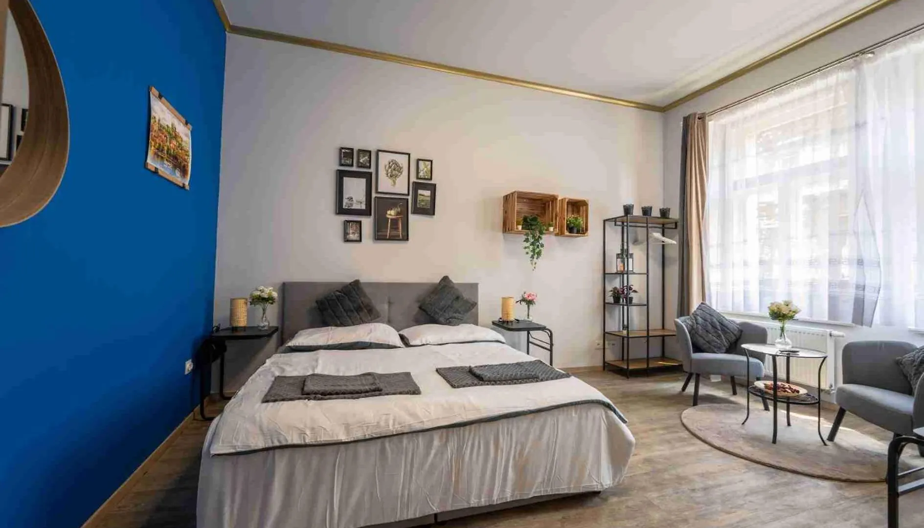 Cozy 3-Brd Riverside Apartment In Center プラハ